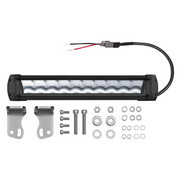 LED light bar kit with mounting hardware on a white background